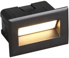 3W LED įleidžiamas fasado šviestuvas ERBA 4K, juodas, 4000K