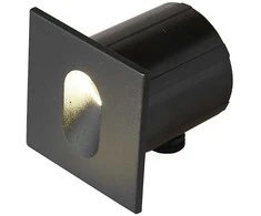 3W LED įleidžiamas fasado šviestuvas ROVATO 4K, juodas, 4000K
