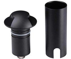 3W LED įleidžiamas į žemę lauko šviestuvas RINO, juodas, 3000K, IP65/IP67, 4293900