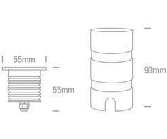 3W LED įleidžiamas į žemę šviestuvas, aliuminio sp., 3000K, 69056A/W