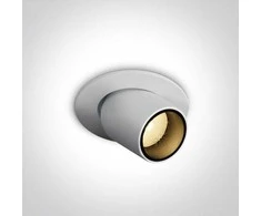 3W LED įleidžiamas pakreipiamas šviestuvas, baltas, 3000K, 11103M/W/W