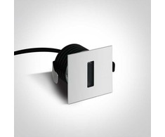 3W LED įleidžiamas sieninis šviestuvas, baltas, 3000K, 68004/W/W