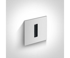 3W LED įleidžiamas sieninis šviestuvas, baltas, 3000K, 68004/W/W