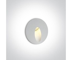 3W LED sieninis šviestuvas, baltas, 3000K, 68030/W/W