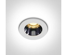 3W LED įleidžiamas šviestuvas, baltas, 3000K, 10103H/W/W