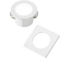 3W LED įleidžiamas šviestuvas DAMA, baltas, 4000K