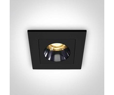 3W LED įleidžiamas šviestuvas, juodas, 3000K, 50103H/B/W