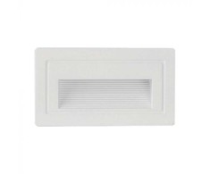 V-tac 3W LED įleidžiamas šviestuvas laiptams, baltas, 3000K, IP65