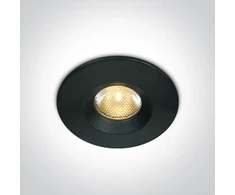 3W LED įleidžiamas vidaus/lauko šviestuvas, juodas, 3000/3500/4000K, IP65, 10103M/B/V