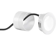 3W LED įmontuojamas fasado šviestuvas laiptų apšvietimui ONYX, baltas, 3000K, IP54