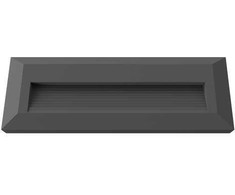 3W LED laiptų šviestuvas, juodu korpusu, IP65, 4000K