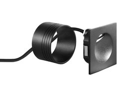 3W LED lauko įleidžiamas šviestuvas ONYX, juodas, 4000K, IP54
