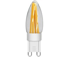 3W LED lemputė, G9, skaidri, 2700K, dimeriuojama