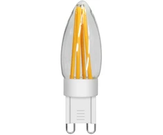 3W LED lemputė, G9, skaidri, 2700K, dimeriuojama