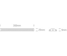 3W LED lentynų šviestuvas, 3000K, 38103/W