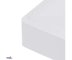 Bemko 3W LED paviršinis avarinis šviestuvas SKALER, baltas, 6000K, IP40, 2h veikimas autonominiu režimu, 145°/55°