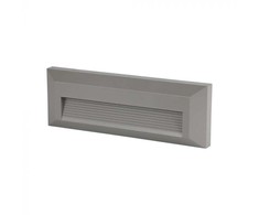 V-tac 3W LED paviršinis šviestuvas, pilkas, 3000K, IP65