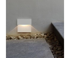 V-tac 3W LED sieninis šviestuvas, baltas, 3000K, IP65