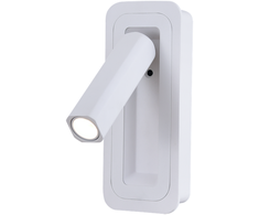 3W LED sieninis šviestuvas BOHEME, baltas, 3000K, A3826001B