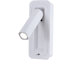 3W LED sieninis šviestuvas BOHEME, baltas, 3000K, A3826000B