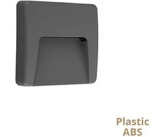Viokef 3W LED sieninis šviestuvas COP, tamsiai pilkas, 3000K, IP65, 4308900