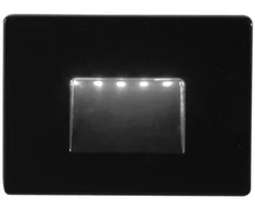 3W LED sieninis šviestuvas laiptų apšvietimui STRATOS, juodas, CCT