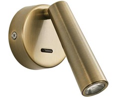 3W LED sieninis šviestuvas MYSTERY, aukso sp., 3000K, 4271301