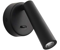 3W LED sieninis šviestuvas MYSTERY, juodas, 3000K, 4271300