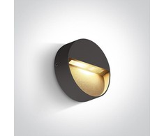 3W LED sieninis šviestuvas, antracito sp., 3000K, 67359/AN/W