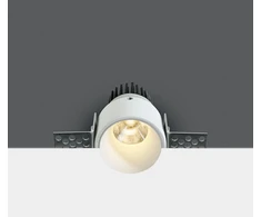 3W LED užglaistomas šviestuvas, baltas, 3000/3500/4000K, 10103BTR/W/V