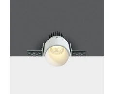 Bikuvalt 3W LED užglaistomas šviestuvas, baltas, 3000K, 10103BTR/W/W