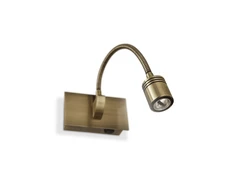 Sieninis šviestuvas Ideal Lux 3W wall lamp with 1 light DYNAMO, 4000K, sidabrinis color