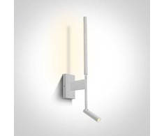 Bikuvalt 3W+6W LED sieninis šviestuvas, baltas, 3000K, 65144/W/W