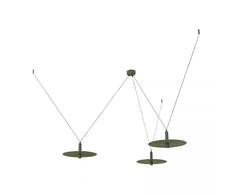 3x7W LED pakabinamas šviestuvas, žalias, 3000K, 23230