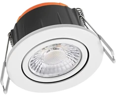 Bikuvalt 4-6W LED įleidžiamas pakreipiamas šviestuvas COMBO ADJUST, baltas, 2700/3000/4000K, IP65, dimeriuojamas