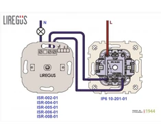 Liregus 400W apšvietimo reguliatorius EPSILON, kaitrinėms, halogeninėms (220V/12V) lempoms, be rėmelio, baltas