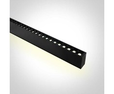 40W/20W LED linijinės sistemos šviestuvas, juodas, 4000K, 38150BU/B/C