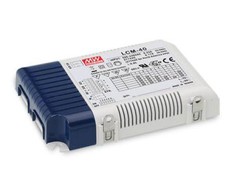 40W impulsinis maitinimo šaltinis Mean Well, 2-100V, 0.35-1.05A, valdomas, PFC