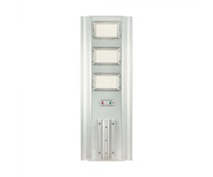 V-tac 40W LED gatvės šviestuvas, baltu korpusu, 6400K, su saulės baterija, judesio jutikliu ir nuotolinio valdymo galimybe