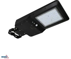 Bemko 40W LED gatvės šviestuvas su saulės baterija ir judesio davikliu, juodas, 4000K, IP65