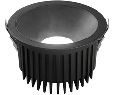 40W LED lauko įleidžiamas šviestuvas QUANTUM, juodas, CCT, IP44