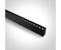 40W LED linijinės sistemos šviestuvas, juodas, 3000K, 38150B/B/W