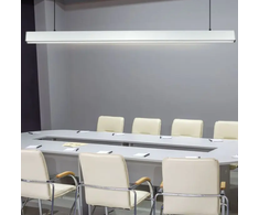 V-tac 40W LED linijinis pakabinamas šviestuvas, sidabro sp., 4000K, SAMSUNG LED chip, dimeriuojamas