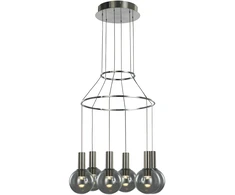 40W LED pakabinamas šviestuvas ARIA, chromo/dūmų sp., 3000K, dimeriuojamas