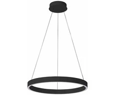Italux 40W LED pakabinamas šviestuvas BRASCO DOWN, juodas, 3000/4000K, dimeriuojamas