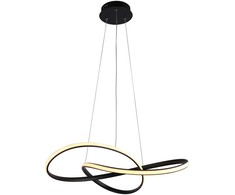 Lubinis šviestuvas 40W LED pakabinamas šviestuvas CONSA, juodas, 3000K