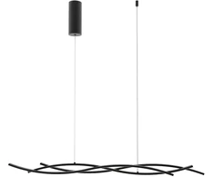 40W LED pakabinamas šviestuvas KINETIC, juodas, CCT