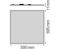 Ledvance 40W LED panelė BIOLUX HCL PANEL ZIGBEE GEN 2, 2700…6500K, dimeriuojama