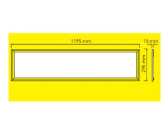 40W LED panelė MASTER, balta, 4000K, 30x120cm