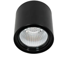 Lubinis šviestuvas 40W LED paviršinis šviestuvas LUNA, juodas, 3000K